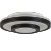 Straluma Plafonnière Master 435 zwart/glas IP44> Plafonnières|Slaapkamerlampen