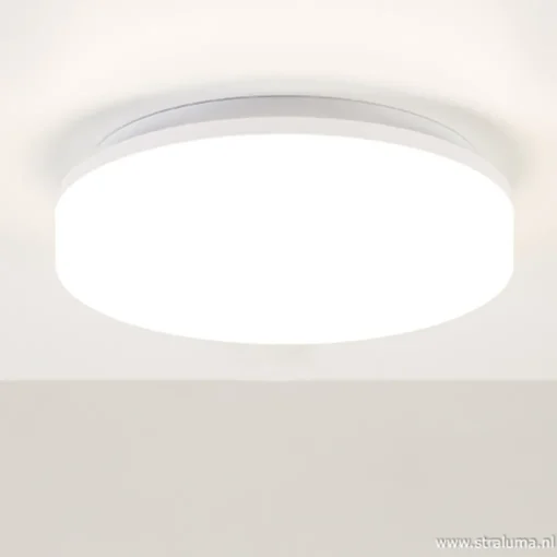 Straluma Plafonnière wit 27cm led 3000k IP44> Plafondlampen|Plafonnières