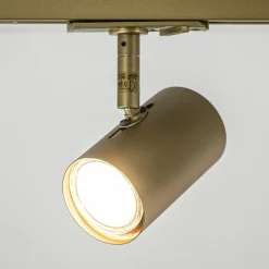 Straluma Railsysteem set 1 m met 3 GU10 spots brons> Plafondlampen|Opbouwspots