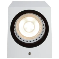 Straluma Rechthoekige buitenlamp downlighter mat wit></noscript> Wandlampen|Buitenlampen