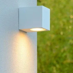 Straluma Rechthoekige buitenlamp downlighter mat wit></noscript> Wandlampen|Buitenlampen