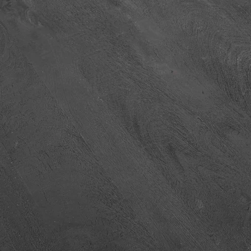Straluma Rechthoekige eettafel zwart mangohout met kruispoot 220 cm> Eettafels