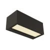 Straluma Rechthoekige LED buitenlamp up+down mat zwart> Wandlampen|Buitenlampen