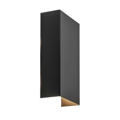 Straluma Rechthoekige wandlamp mat zwart G9> Wandlampen