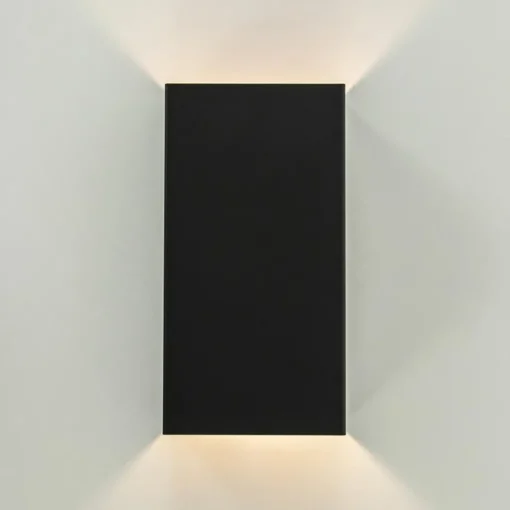 Straluma Rechthoekige wandlamp mat zwart G9> Wandlampen