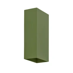 Straluma Rechthoekige wandlamp up+down groen> Wandlampen|Retro Verlichting