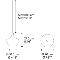 Straluma Retro design hanglamp smoke glas met LED> Hanglampen|Pendel Lampen