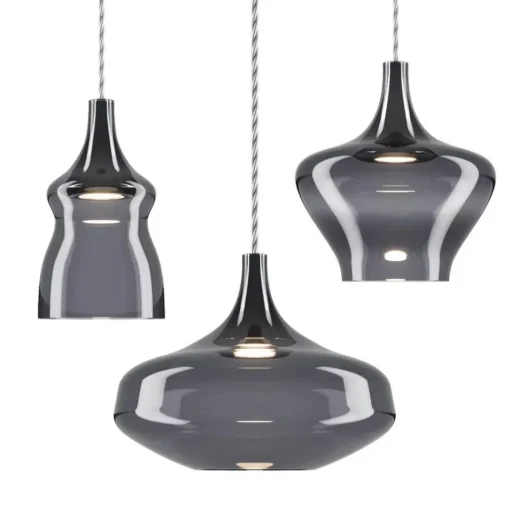 Straluma Retro design hanglamp smoke glas met LED> Hanglampen|Pendel Lampen