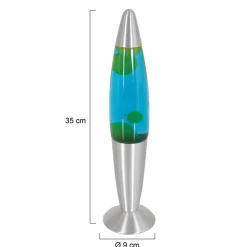 Straluma Retro tafellamp Lava blauw water met groen><noscript><img width=