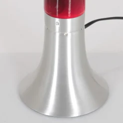Straluma Retro tafellamp lava blauw met rood> Tienerkamerlampen|Kinderkamerverlichting