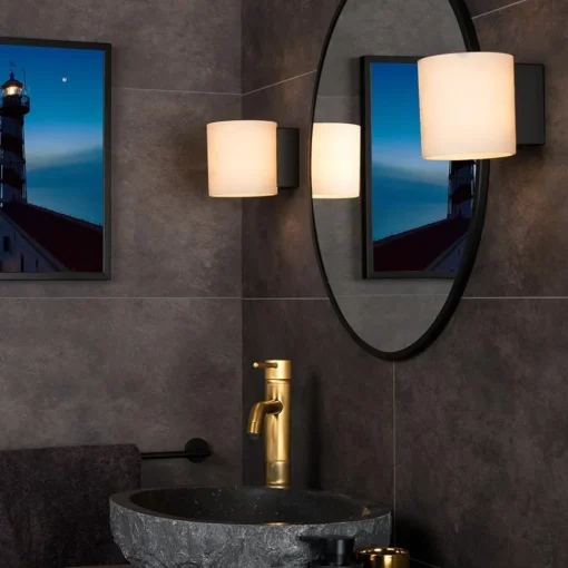 Straluma Retro wandlamp cilinder badkamer IP44> Badkamerverlichting|Wandlampen