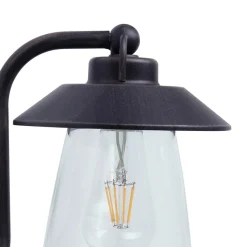 Straluma Robuuste buitenlamp wand zwart met roest en glas> Wandlampen|Buitenlampen
