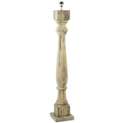 Straluma Robuuste lampvoet Robbia hout exclusief kap> Vloerlampen|Lampenvoeten