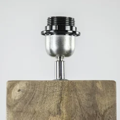 Straluma Robuuste lampvoet Robbia hout exclusief kap><noscript><img width=