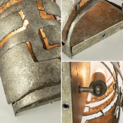 Straluma Robuuste wandlamp ambachtelijk zilver><noscript><img width=