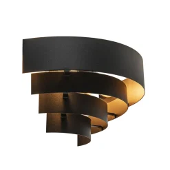 Straluma Robuuste wandlamp zwarte ringen> Woonkamerlampen|Slaapkamerlampen