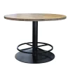 Straluma Ronde bartafel Woodstock grijs/zwart Ø130x92 cm> Eettafels