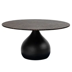 Straluma Ronde eetkamertafel bruin marmer Ø120 cm> Eettafels