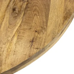 Straluma Ronde eettafel mangohout met zwarte poot Ø130 cm></noscript> Eettafels