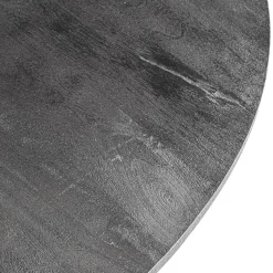 Straluma Ronde eettafel zwart mangohout met zwarte poot></noscript> Eettafels