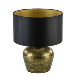 Straluma Ronde lampvoet Gondia antiek brons exclusief kap></noscript> Tafellampen|Lampenvoeten