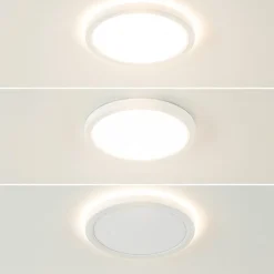 Straluma Ronde LED plafondlamp wit met 3 licht opties></noscript> Plafondlampen|Wandlampen