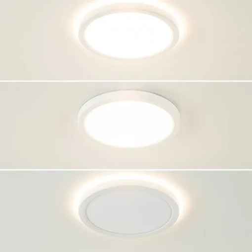 Straluma Ronde LED plafondlamp wit met 3 licht opties> Plafondlampen|Wandlampen