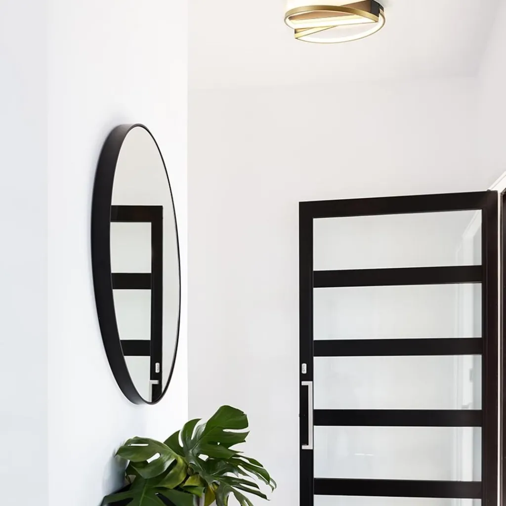 Straluma Ronde LED plafondlamp zwart goud> Plafondlampen|LED Plafondlampen