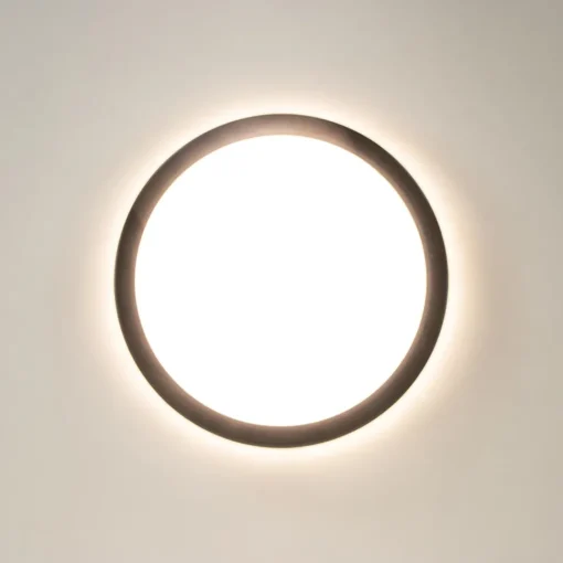 Straluma Ronde LED plafondlamp zwart met 3 licht opties IP44> Plafondlampen|Wandlampen