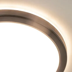 Straluma Ronde LED plafondlamp zwart met 3 licht opties IP44></noscript> Plafondlampen|Wandlampen