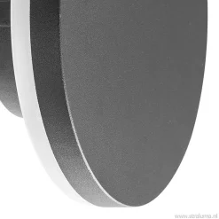 Straluma Ronde LED wandlamp tuin antraciet><noscript><img width=