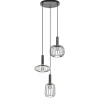 Straluma Ronde 3-lichts hanglamp met draadkappen divers> Eettafellampen|Draadlampen