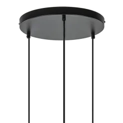 Straluma Ronde 3-lichts hanglamp met draadkappen divers></noscript> Eettafellampen|Draadlampen