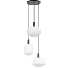 Straluma Ronde 3-lichts hanglamp met opaal witte glazen> Keukenverlichting|Eetkamerverlichting
