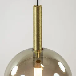 Straluma Ronde 3-Lichts LED hanglamp met gold fading glas><noscript><img width=