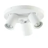 Straluma Ronde 3-lichts opbouwspot mat wit> Opbouwspots|Woonkamerlampen