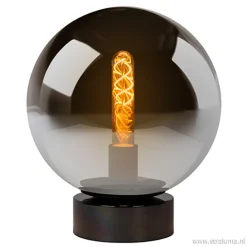 Straluma Ronde tafellamp smokey glas> Woonkamerlampen|Slaapkamerlampen