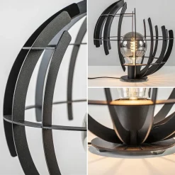 Straluma Ronde tafellamp Terra 35 cm zwart metaal></noscript> Tafellampen|Design Verlichting