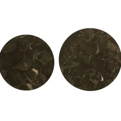 Straluma Salontafel Alfio set van 2 bruin marmer met zwart></noscript> Light and Living|Salontafels