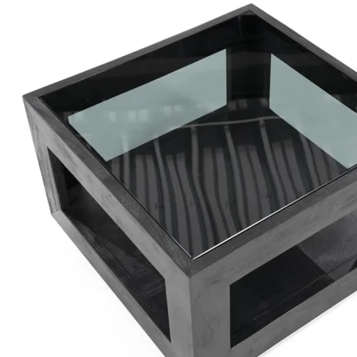 Straluma Salontafel Liam 60x60x40 cm - zwart> Salontafels