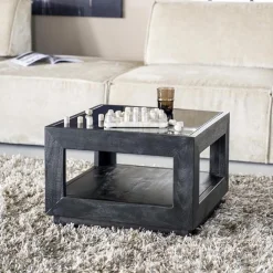 Straluma Salontafel Liam 60x60x40 cm - zwart></noscript> Salontafels