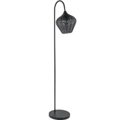 Straluma Scandinavische vloerlamp Alvaro mat zwart> Vloerlampen|Draadlampen