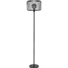 Straluma Scandinavsiche vloerlamp zwart met draadkorf> Vloerlampen|Draadlampen