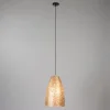 Straluma Schelpen hanglamp goud rond> Schelpenlampen|Woonkamerlampen