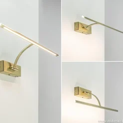 Straluma Schilderij wandlamp brons met dimbaar LED></noscript> Wandlampen|Woonkamerlampen