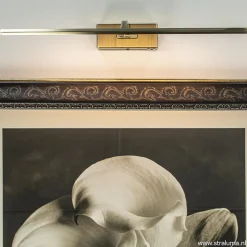 Straluma Schilderij wandlamp brons met dimbaar LED></noscript> Wandlampen|Woonkamerlampen