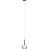 Straluma Sfeervolle hanglamp smoke met wit binnenglas> Hanglampen|Nachtkastlampen