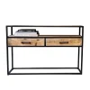 Straluma Side table hout/staal> Sidetables
