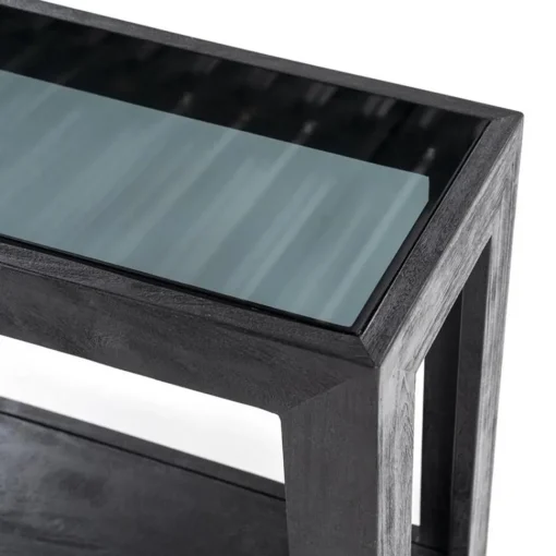 Straluma Sidetable Liam 120x35x75 cm - zwart> Sidetables