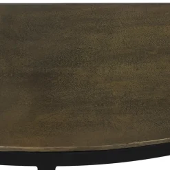 Straluma Sidetable Peto antiek brons met zwart 100x42x76 cm></noscript> Light and Living|Sidetables